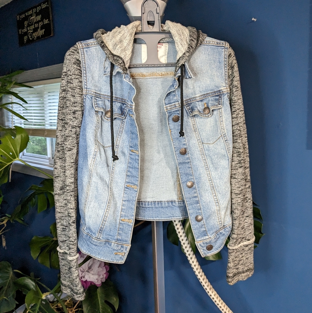 Mossimo Small Hooded Jean Jacket